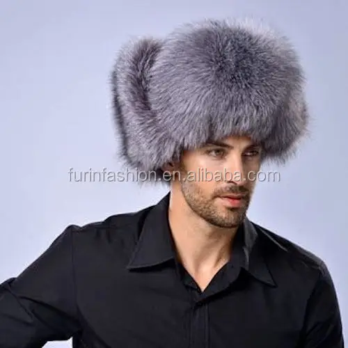 real fur trapper hat