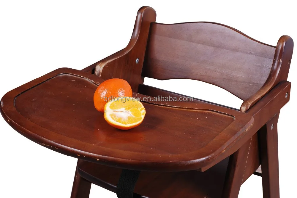 Diseño de madera de la manera segura, bebé silla de salón con mesa ... Diseño de comedor de madera