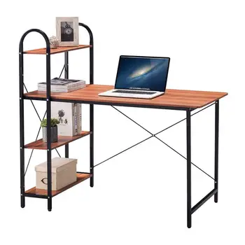 Wholesale Modern Easy Assemble Wooden Corner Computer Desk Table
