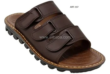 leather chappal gents