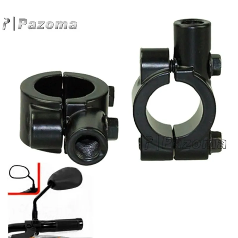 High Quality Universal Motorcycle Handlebar Mirror Mount Adapter 10mm 7/8" Aluminum Clamp Buy