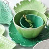 Natural porcelain material innovative design ceramic decoration dry fruit cake plate tableware