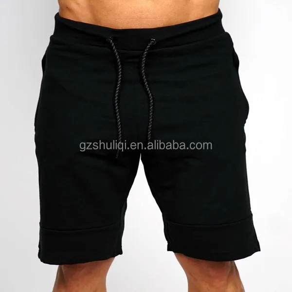 Blank Board Short Wholesale Mens Jersey Short 100 Cotton Sweat Short With Strech Waistband