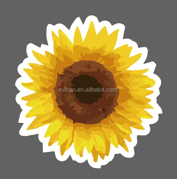 40+ Koleski Terbaik Gambar Stiker Bunga Matahari