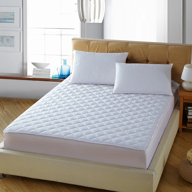 White Polyester Microfiber Mattress Protector - Buy White Mattress ...