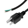 USA Standard AC Power Cord Cable Desktop Monitor Computer PC NEMA 5-15P 3Pin plug To Strip Power Extension Cable