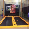 Hot Sell Super Quality Rectangle Customized Indoor Adult Trampoline Park with Ninja Warrior
