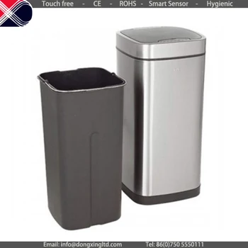 40l Motion Sensor Trash Can Square Rubbish Bin Automatic 40l Motion Sensor Trash Can Square