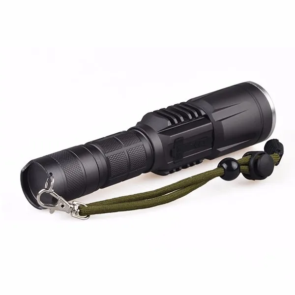 Zoom Rechargeable USB Power Bank Flashlight Torch with XM-L2 T6 LED