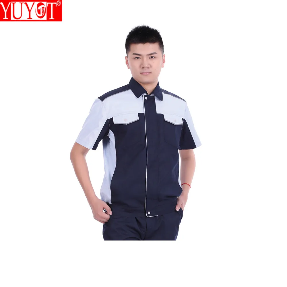 China Manufacturer Short Sleeve Formal Customized Factory Workwear