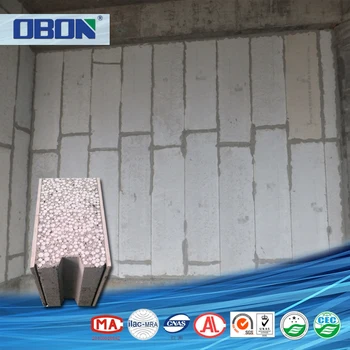 Obon Waterproof Thermal Insulation Sandwich Panel Concrete Lightweight