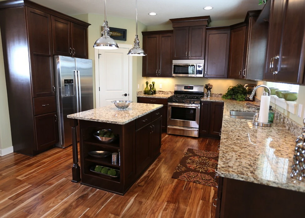Short leaf acacia kitchen engineered hardwood flooring with good price