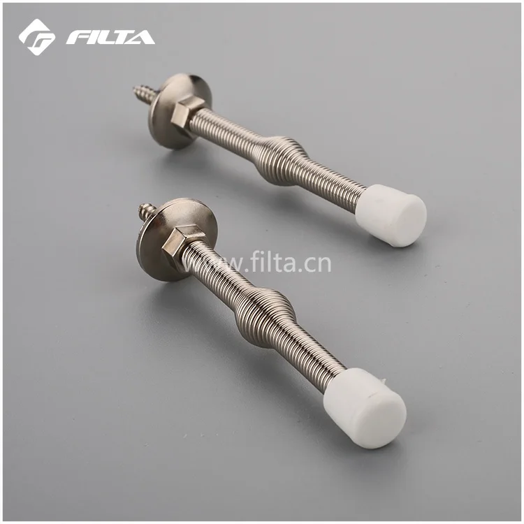 10 Pack Brushed Nickel Heavy Duty Solid Rigid Door Stop United State