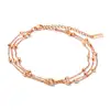 Classic Charming Gold Steel Color Pearl Weight Anklet Payal Starfish Anklet