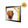 Wall mounted menu backlit led crystal light box