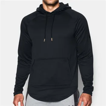 Custom Wholesale Blank Black Hoodies Men Cheap Sports Plain Black Cheap Hoodies - Buy Black ...