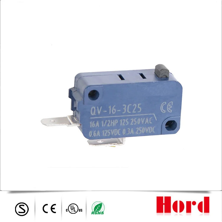 Hord Blue Cover Push Button Snap Action Zippy Micro Switch For Arcade