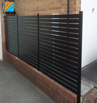 Black Powder Coated Swimming Pool Aluminum Fence Panel - Buy Aluminum ...