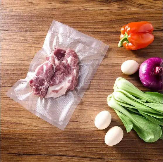 定制印刷密封透明透明尼龙 pe 食品真空袋肉类包装铝箔袋真空袋