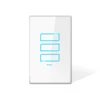 Hotel wifi Remotely Control 3 gang smart light switch Italy light switch touch compatible google home