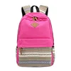 custom simple design tribal pattern hot pink backpack bag