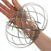 2018 Hot sales Stainless Steel creative metal magic flow ring toy