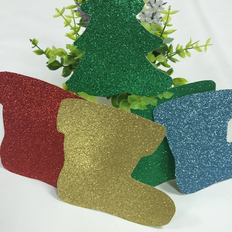 glitter paper sticker