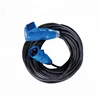 Power extension cable with 32A connectors for stage lighting and sound