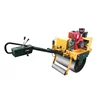 static hydraulic mini walking type single drum road roller for lawn road