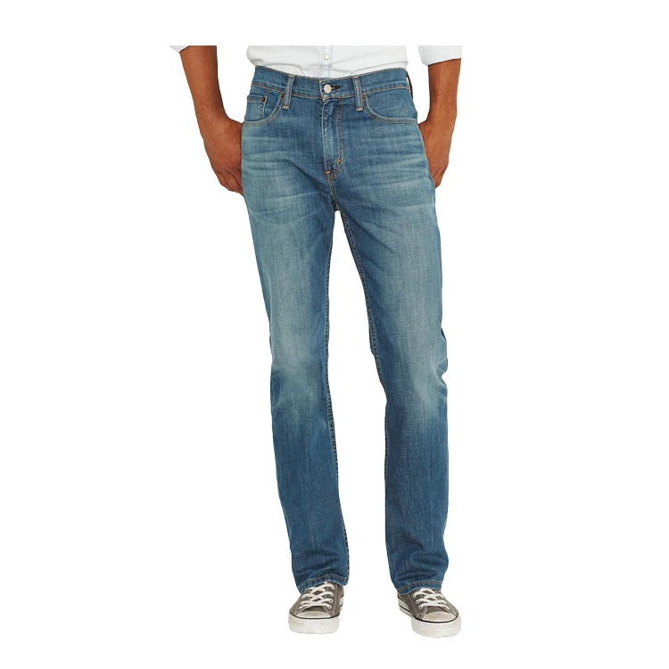 High Quality Washed Light Blue Skinny Denim Jeans For Men Wholesale ...