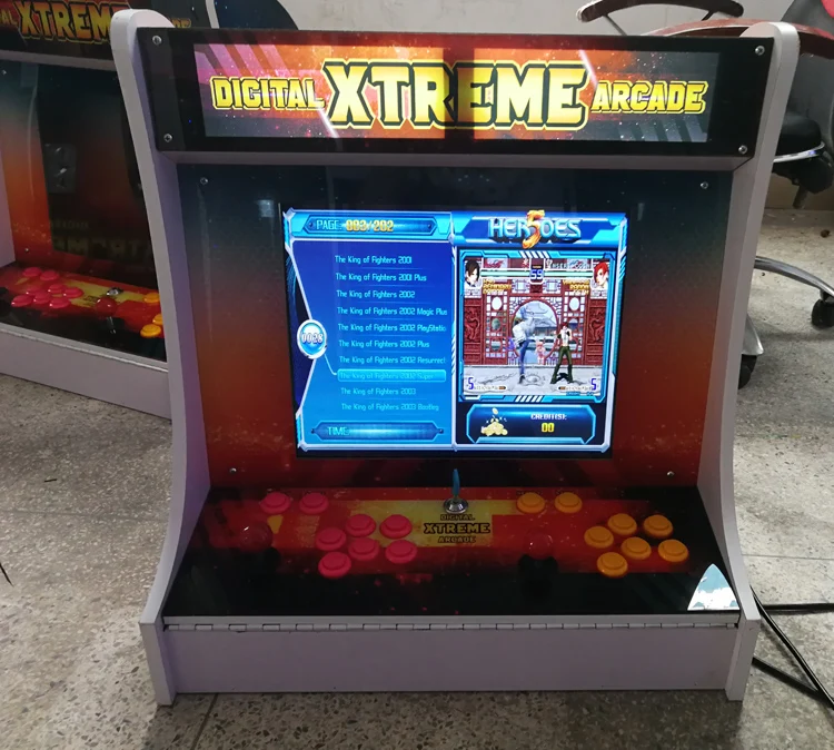 2 玩家bartop风格投币式经典街机游戏机