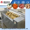 Small Automatic Brush Type Sweet Potato Washer Washing And Peeling Machine For Sale