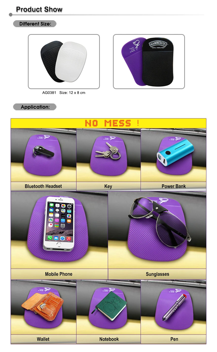 Antislip Non Slip Mat Car Anti Slip Pad Buy Magic Sticky Pad Antislip Mat,Plastic Antislip