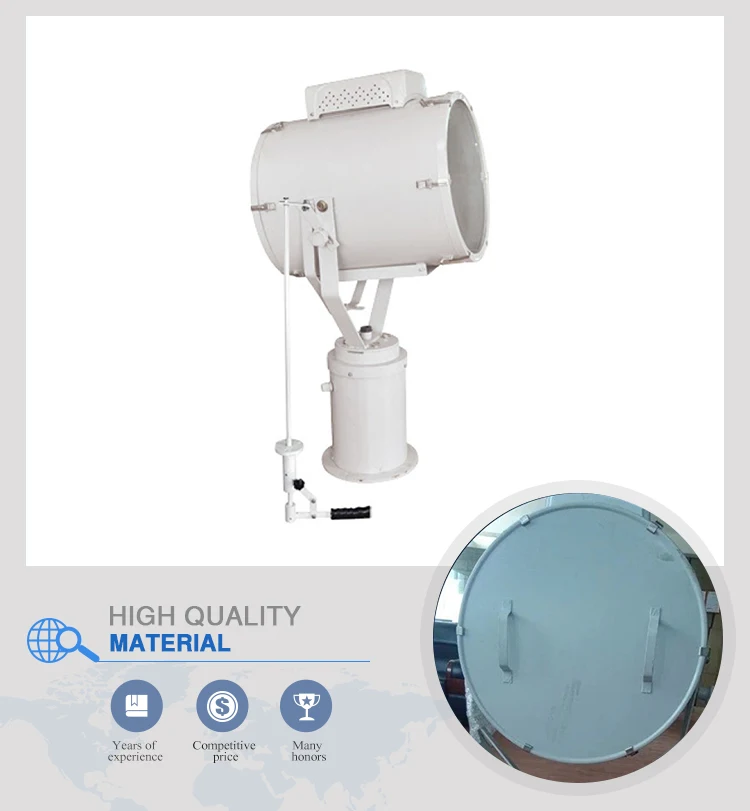 marine wireless line of sight control spotlight