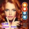 1 year luxurious contact lenses toric colored contacts with power