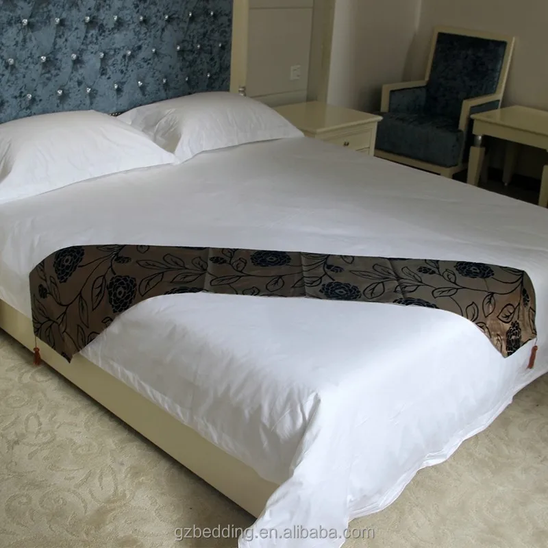 otel yatak runner farklı desen ve renkleri dekoratif yatak koşucu otel
