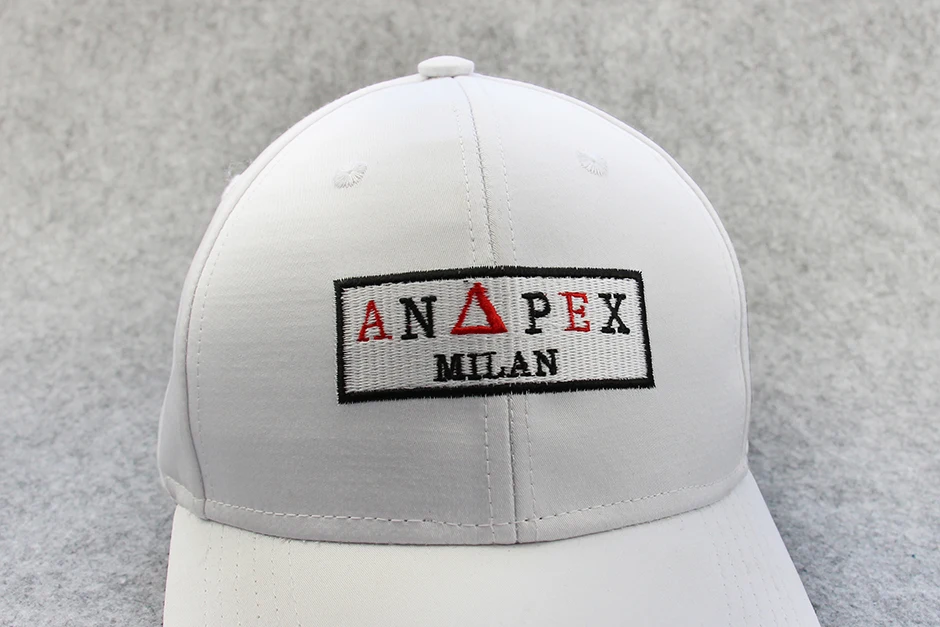 Top Quality 100 Polyester White Baseball Cap Custom Own Design Plan
