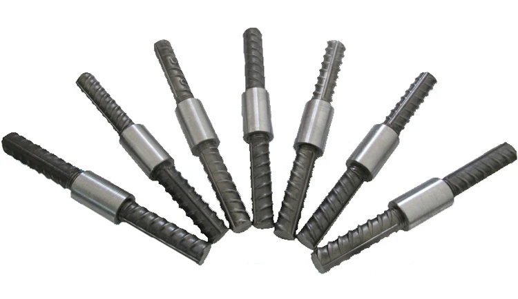 Many types of Metal building material coupler for rebar