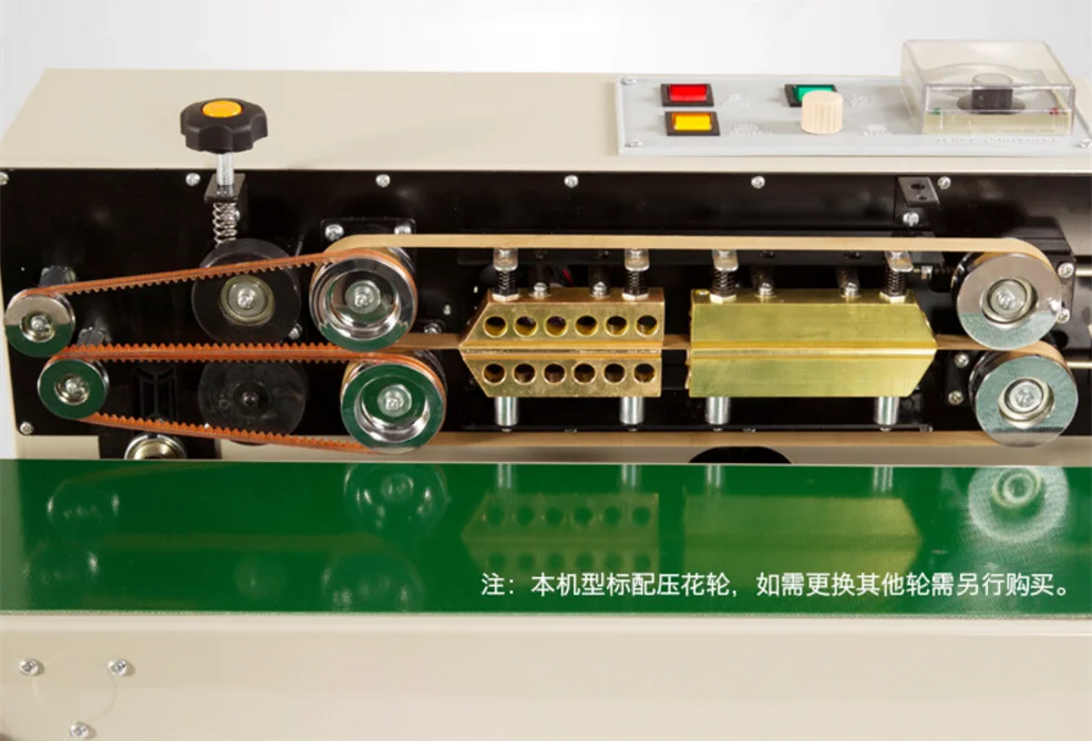 Ice Candy Sealer Plastic Gear Continuous Bag Sachet Sealing Machine