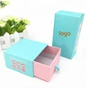 Custom printed rectangle high quality drawer packaging paper box slide open box