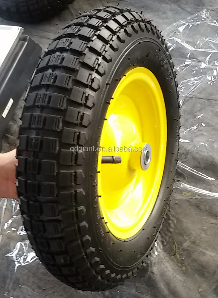 3.50-8 Brazil market wheelbarrow wheel/tyre
