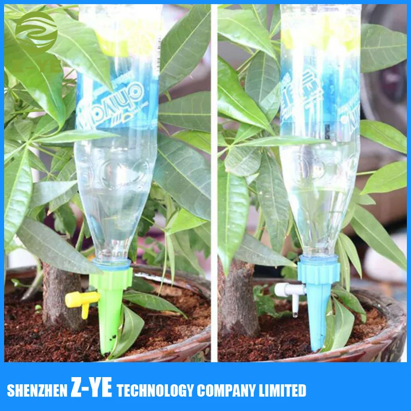 Automatic Garden Cone Bottle Irrigation Watering Spike Plant Flower Waterers 