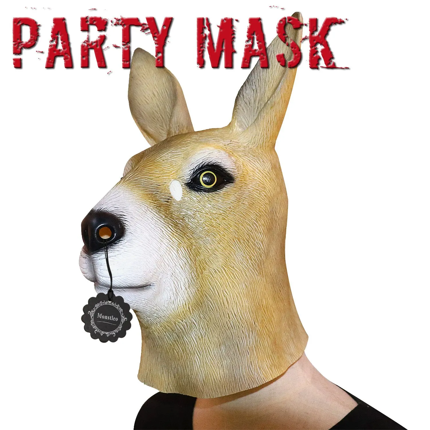 QTMY Latex Rubber Animal Mask Halloween Party Costume 