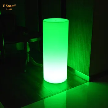 Glowing Led Cylinder Light Glow Floor Glowing Led Cylinder Light Glow