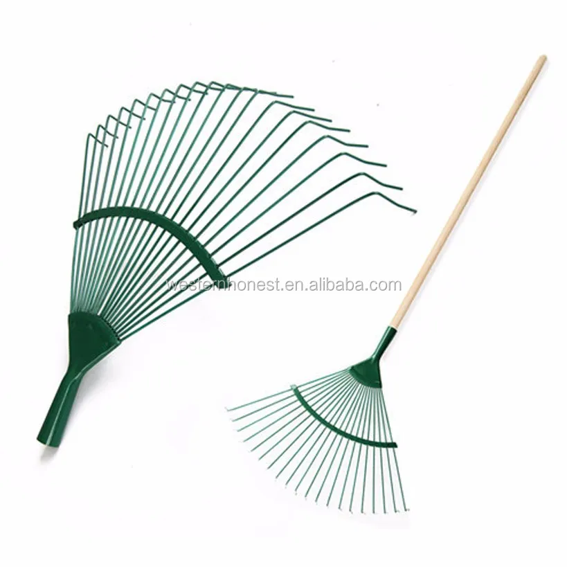 22teeth Steel Garden Rake/pitchfork Heavy Duty Steel Rake Leaf Lawn