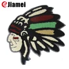 Better finish custom embroidery chenille biker patches design