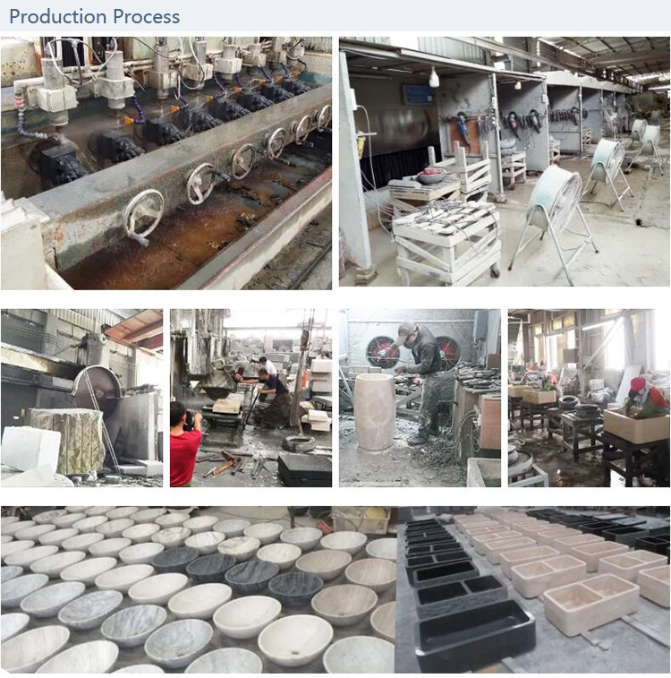 Factory Direct Natural River Cobble Stone Countertop Bathroom Vessel Sink