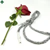 new fashion silicone ends cotton string braids with silicon dipped end for garments