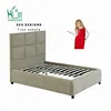 Free Sample Size Design Bedroom Furniture Simple Double Bed