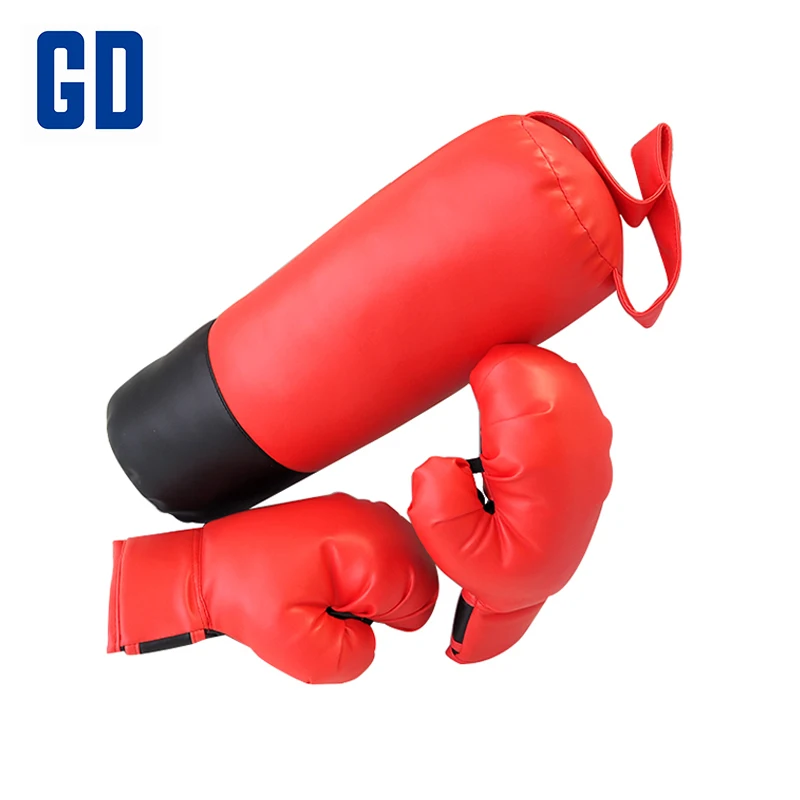 boxing gloves and punching bag for kids